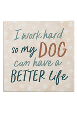 Word Block - I Work Hard