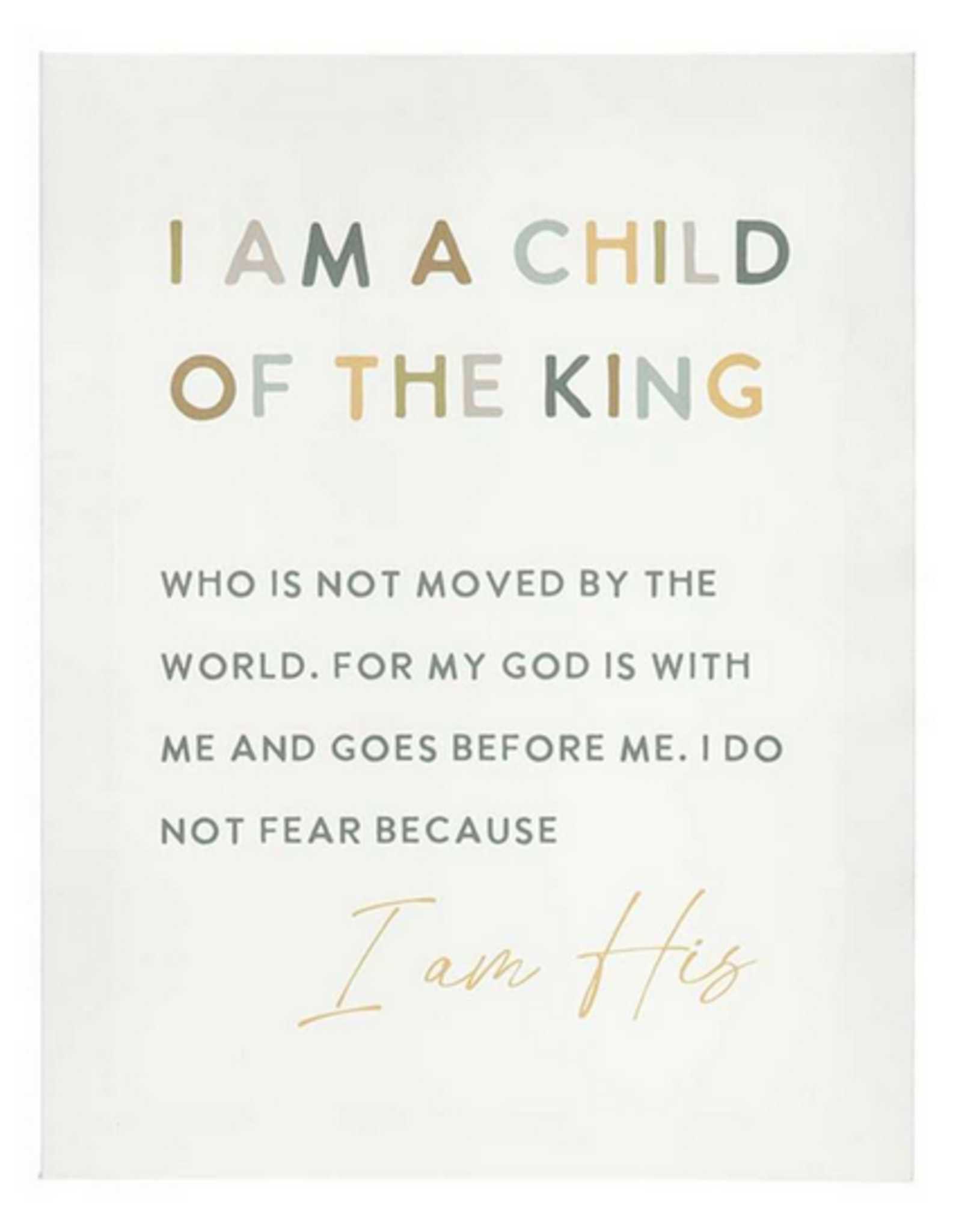 Canvas Art - Child of the King