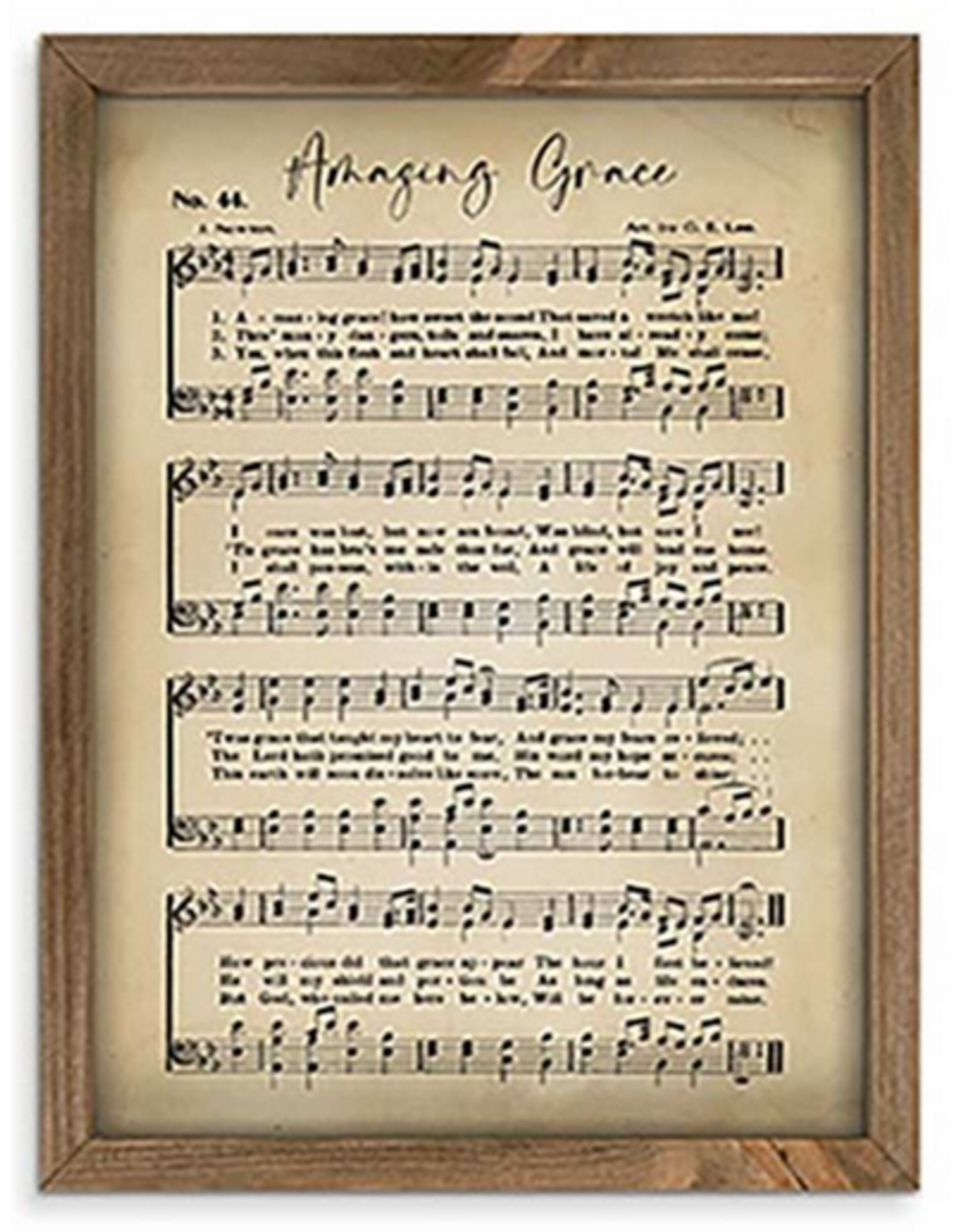 Framed Art - Amazing Grace