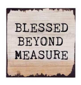 Word Block - Blessed Beyond Measure