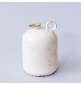 White Ceramic Vase - Small