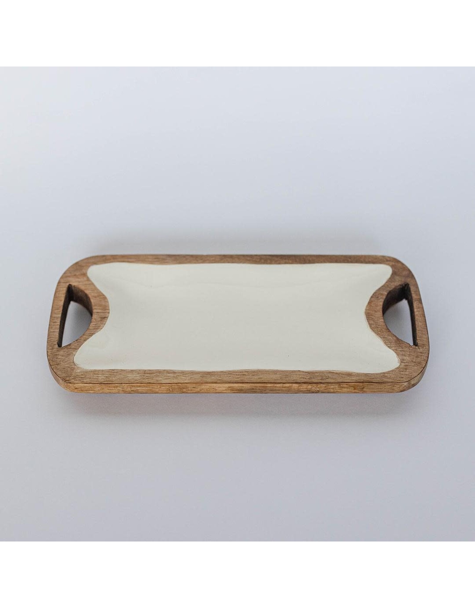 Wooden Tray with Handles