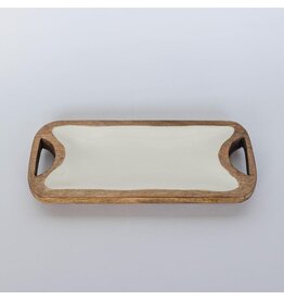 Wooden Tray with Handles