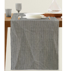Black & White Striped Table Runner