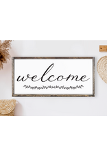 Wooden Sign - Welcome