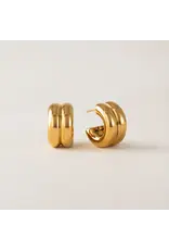 Hailey Earrings - Gold