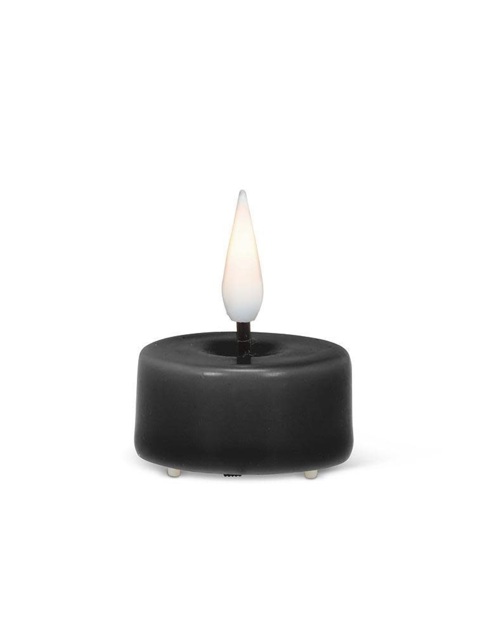 Black LED Tealight Candles - set of 6