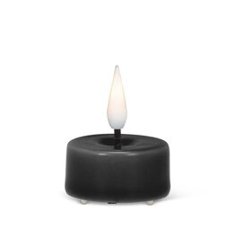 Black LED Tealight Candles - set of 6