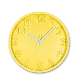 Bold Wall Clock - Yellow