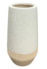 Jenere Ceramic 2-Tone Vase