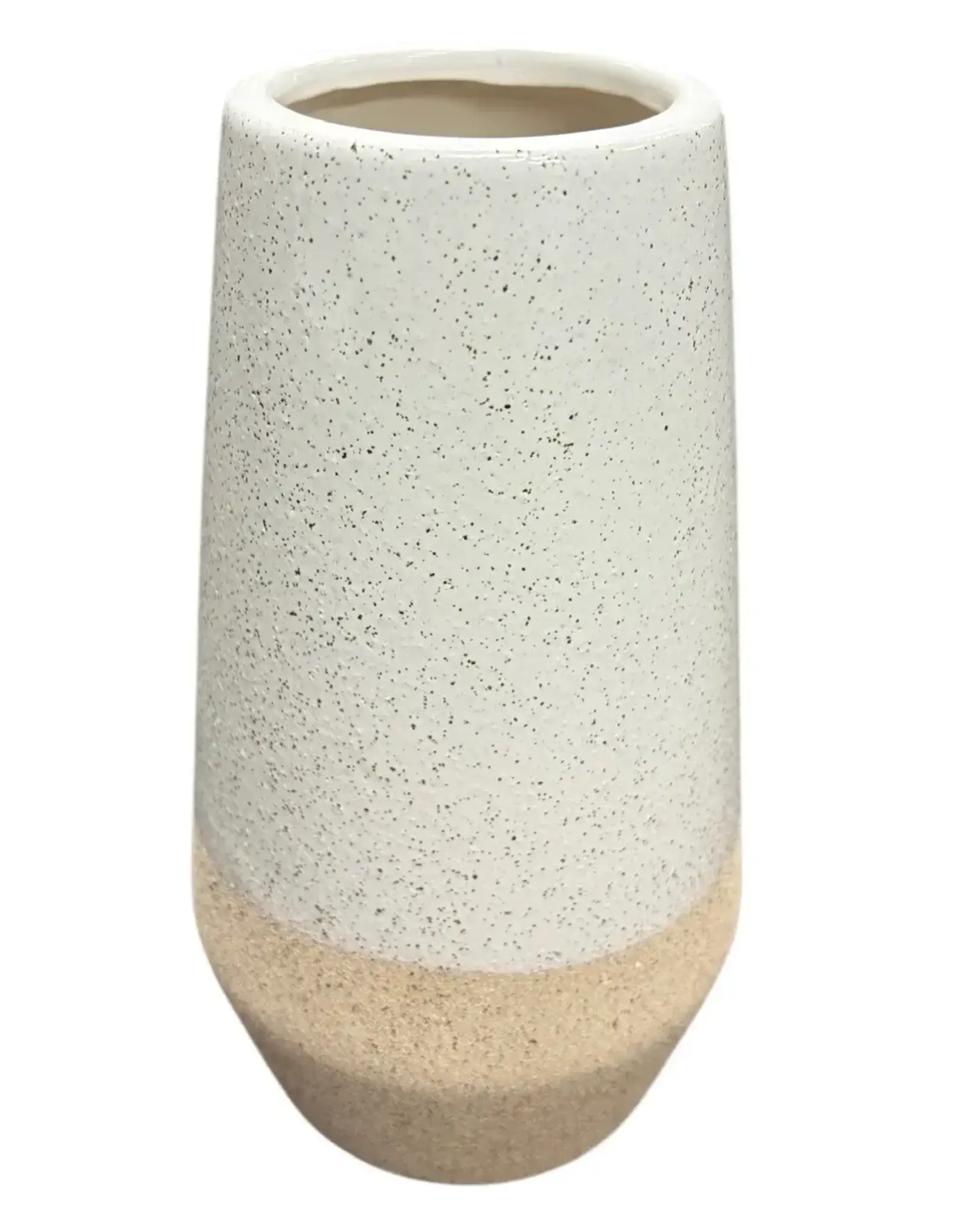 Jenere Ceramic 2-Tone Vase