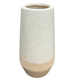 Jenere Ceramic 2-Tone Vase