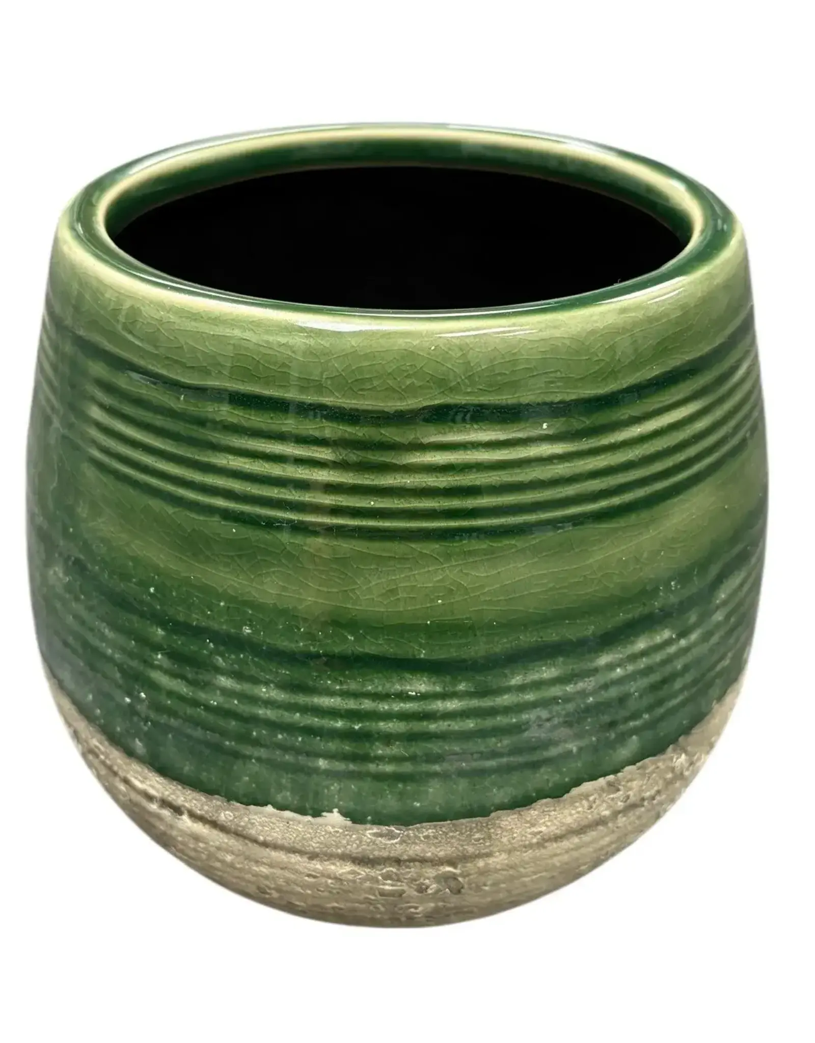 Jenere Green Ceramic Pot - large