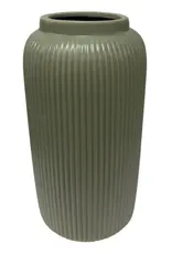 Jenere Matte Green Vase
