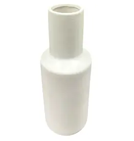 Jenere White Ceramic Vase