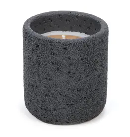 Jenere Candle in Grey Textured Pot