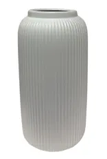 Jenere Matte White Vase