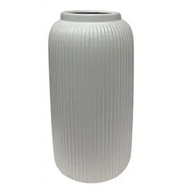 Jenere Matte White Vase
