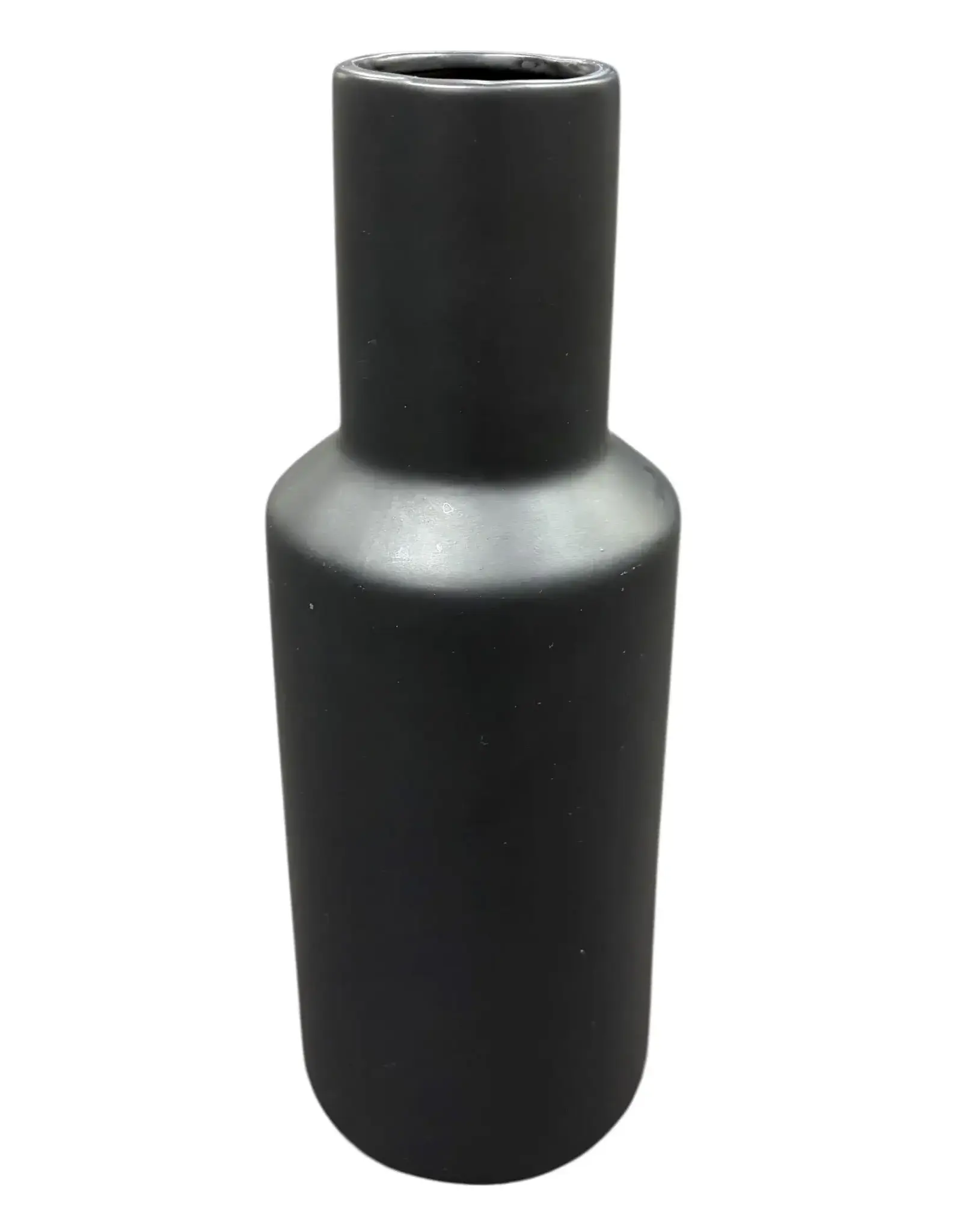 Jenere Black Ceramic Vase