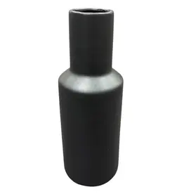 Jenere Black Ceramic Vase