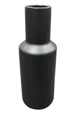 Jenere Black Ceramic Vase