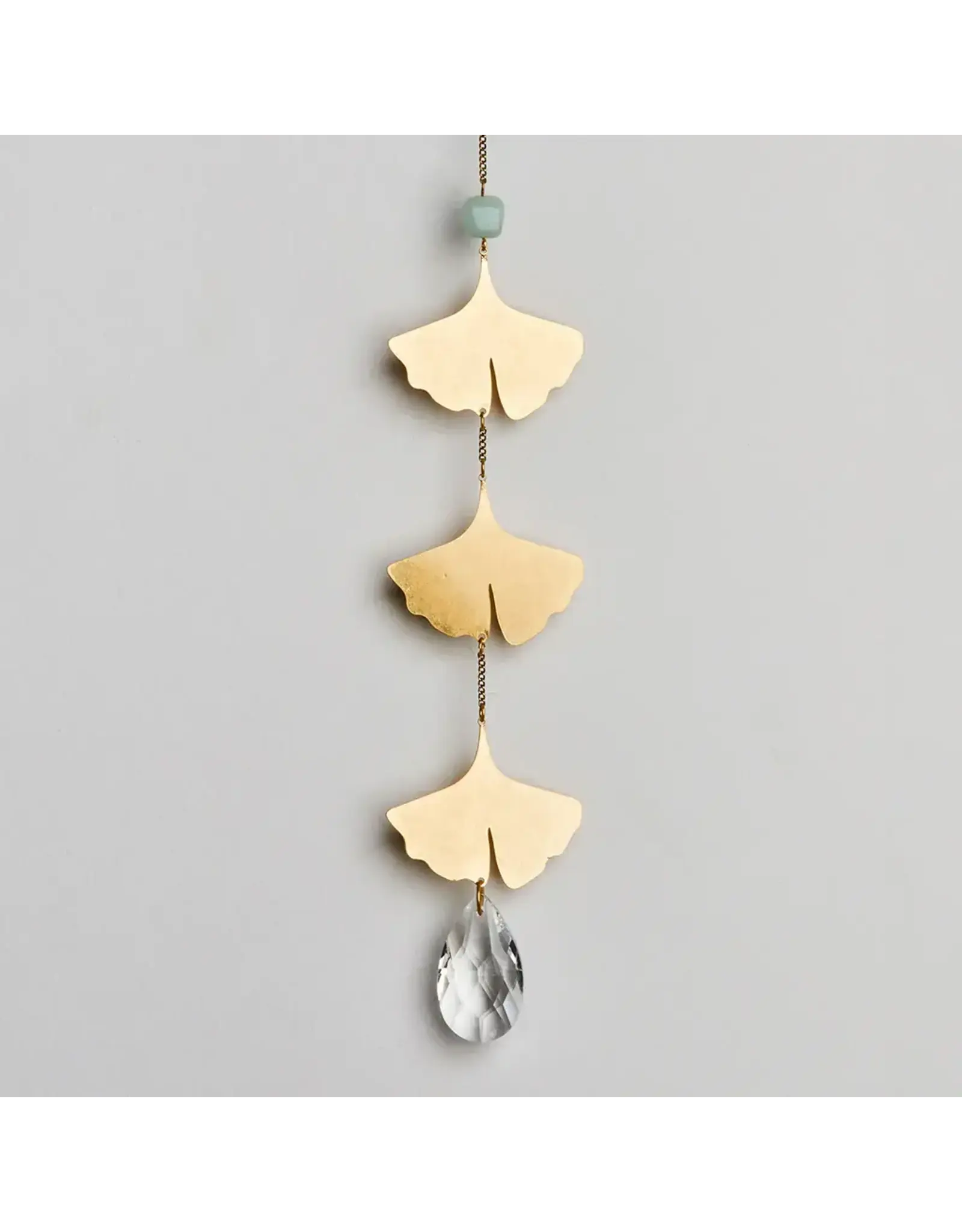 Suncatcher - Botanical Leaf /Amazonite