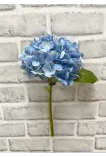 12" Fresh Touch Hydrangea Stem - Light Blue