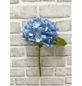 12" Fresh Touch Hydrangea Stem - Light Blue