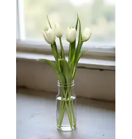 16" Fresh Touch Dynasty Tulip Bundle - White