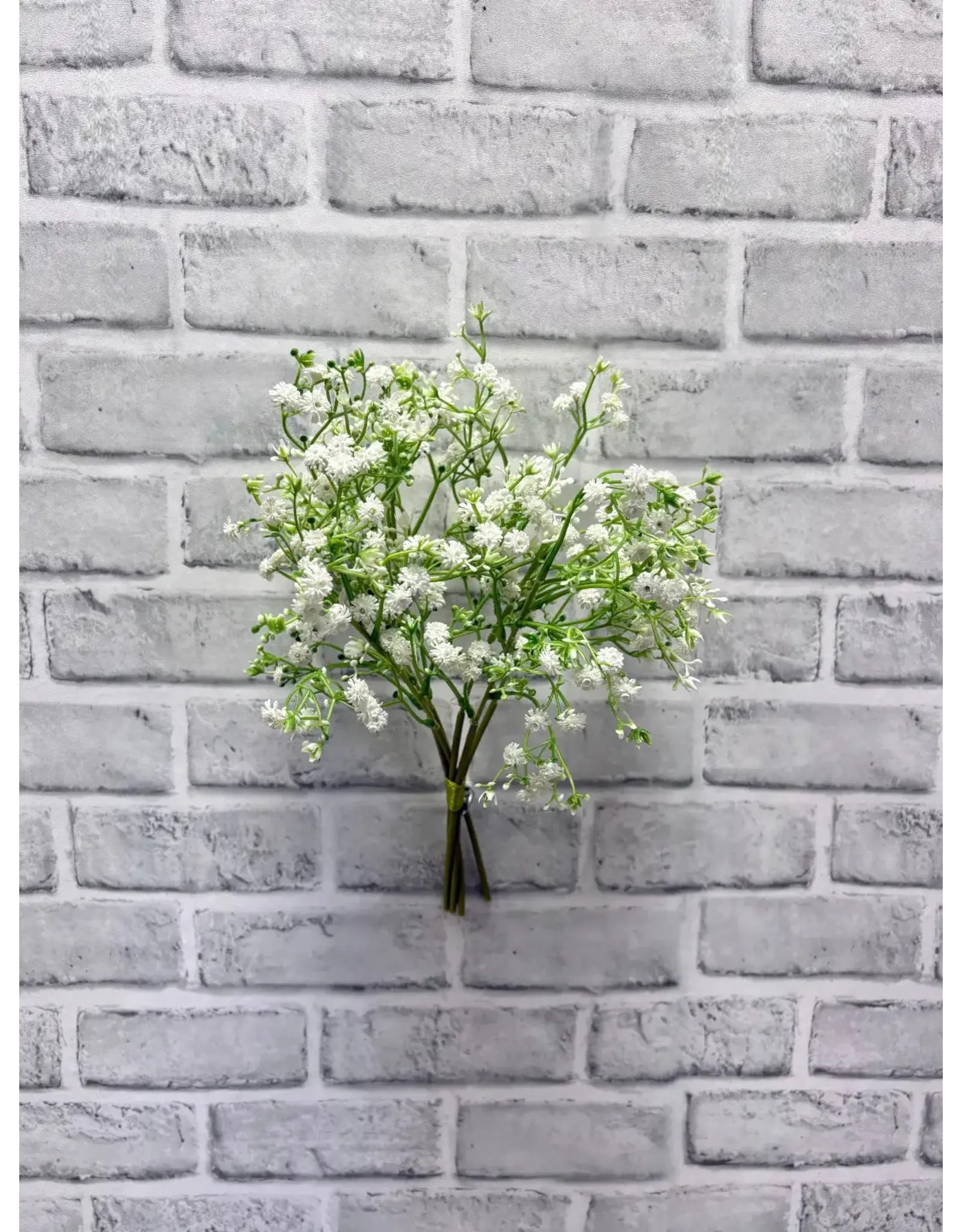 13" Fresh Touch Baby's Breath - White