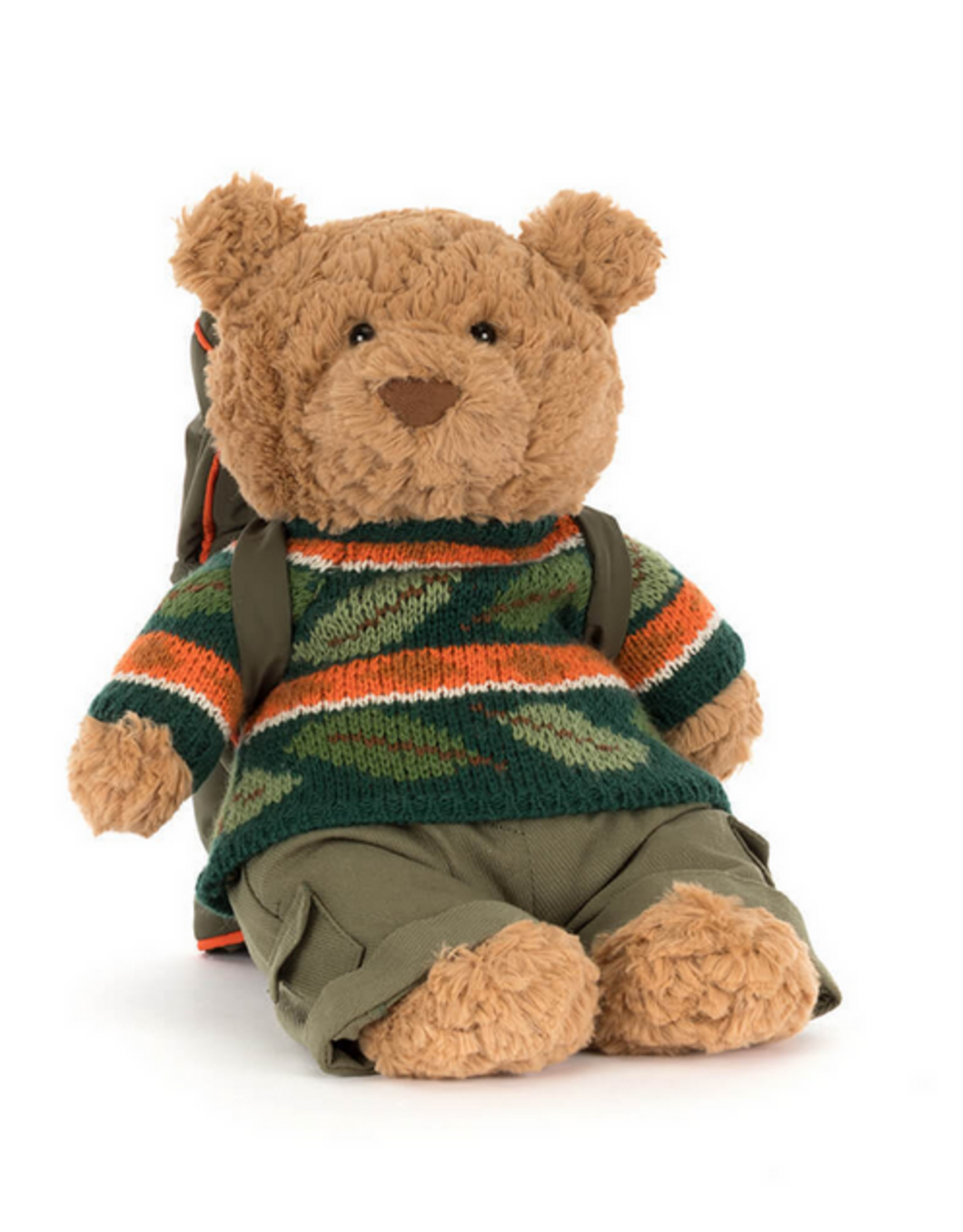 Jellycat Bartholomew Bear - Hiking Outfit
