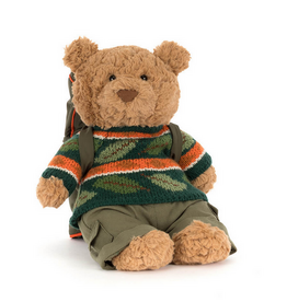 Jellycat Bartholomew Bear - Hiking Outfit