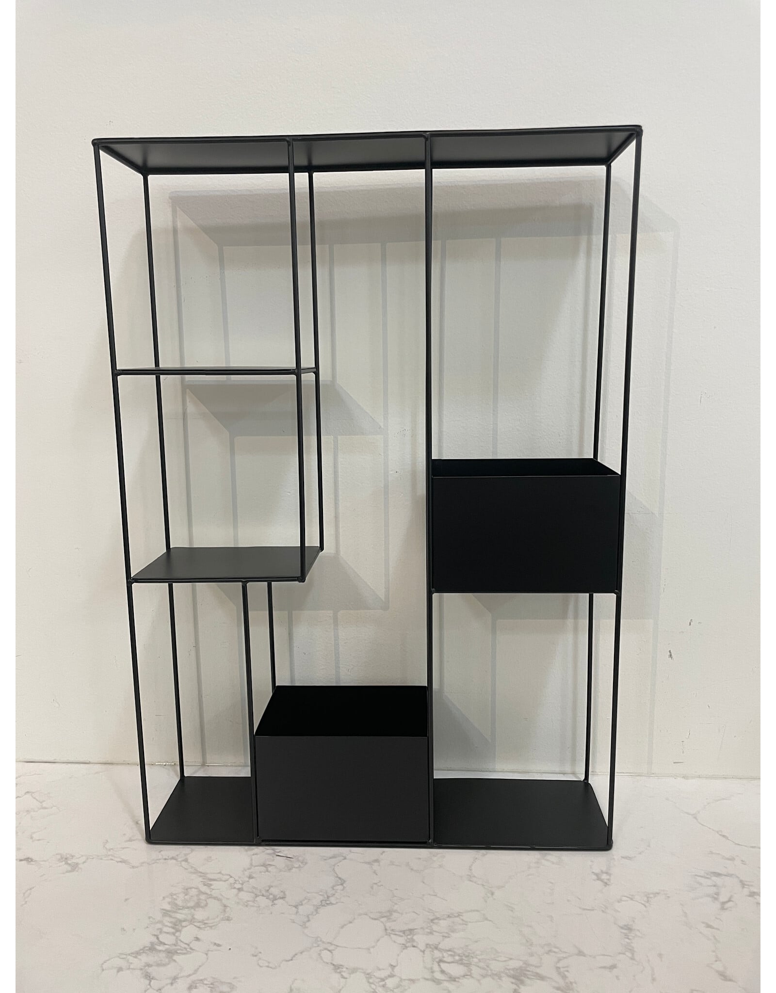 Black Metal Plant Shelf