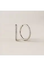 Evie 20mm Hoop Earrings - Silver