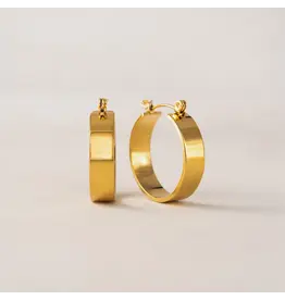 Khloe Hoop Earrings - Gold