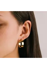 Khloe Hoop Earrings - Gold