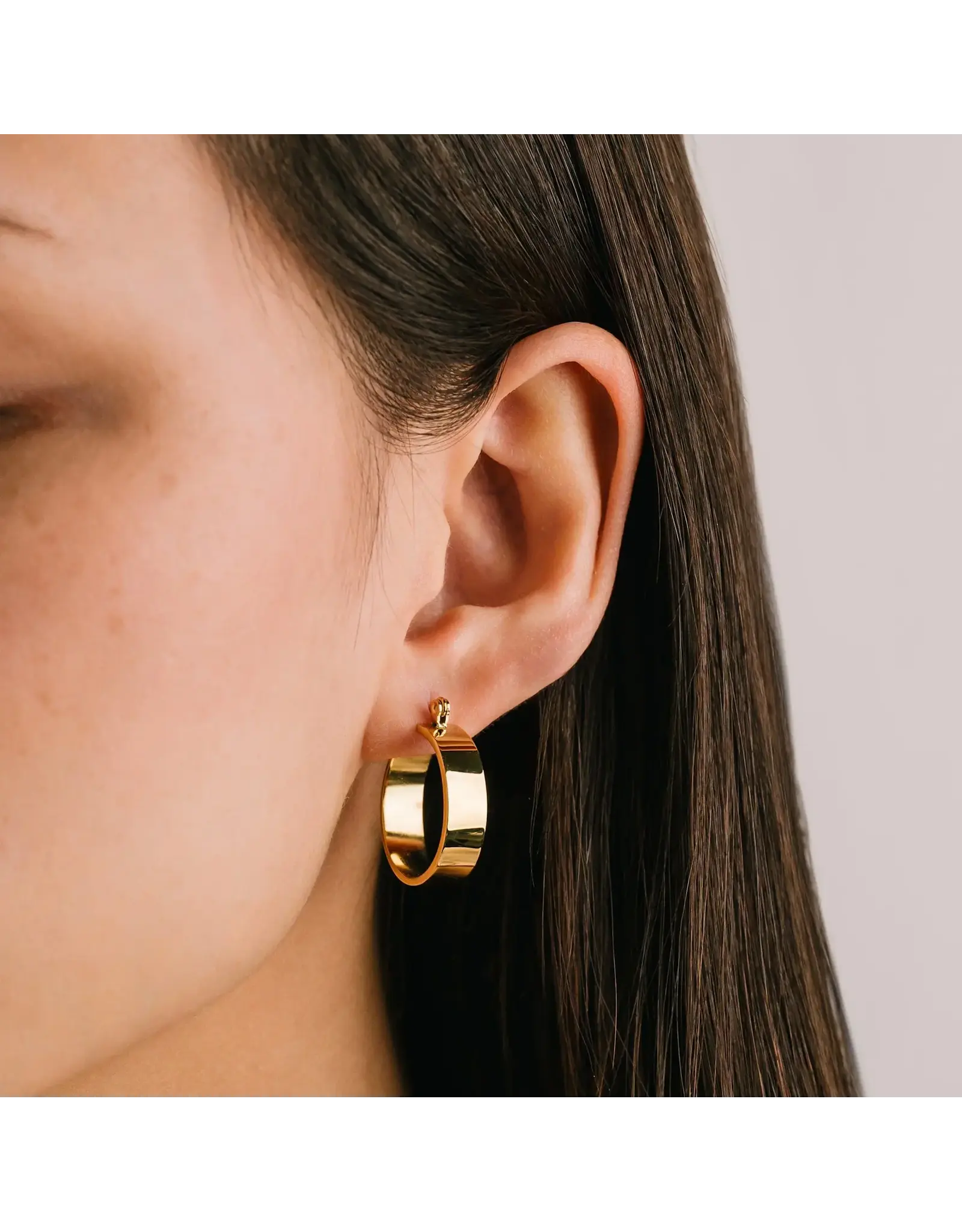 Khloe Hoop Earrings - Gold