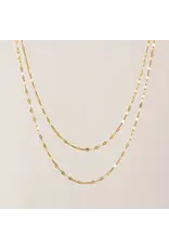 Ray Layered Necklace - Gold