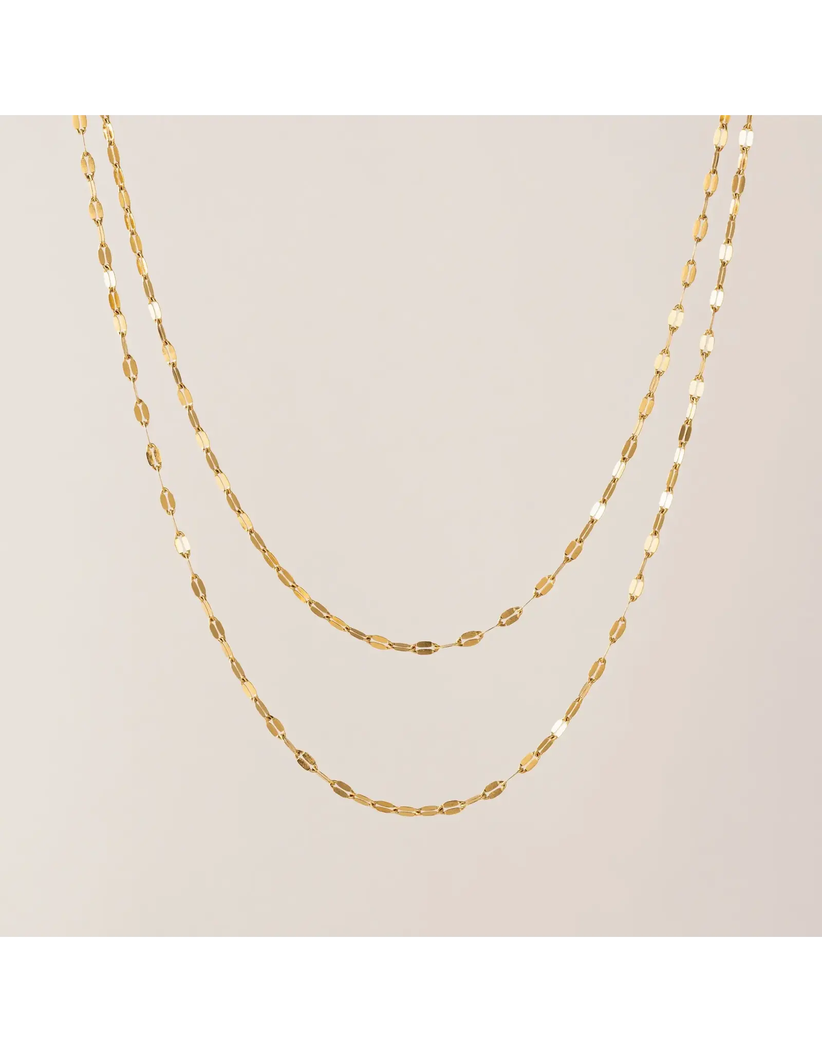 Ray Layered Necklace - Gold