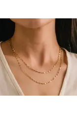 Ray Layered Necklace - Gold