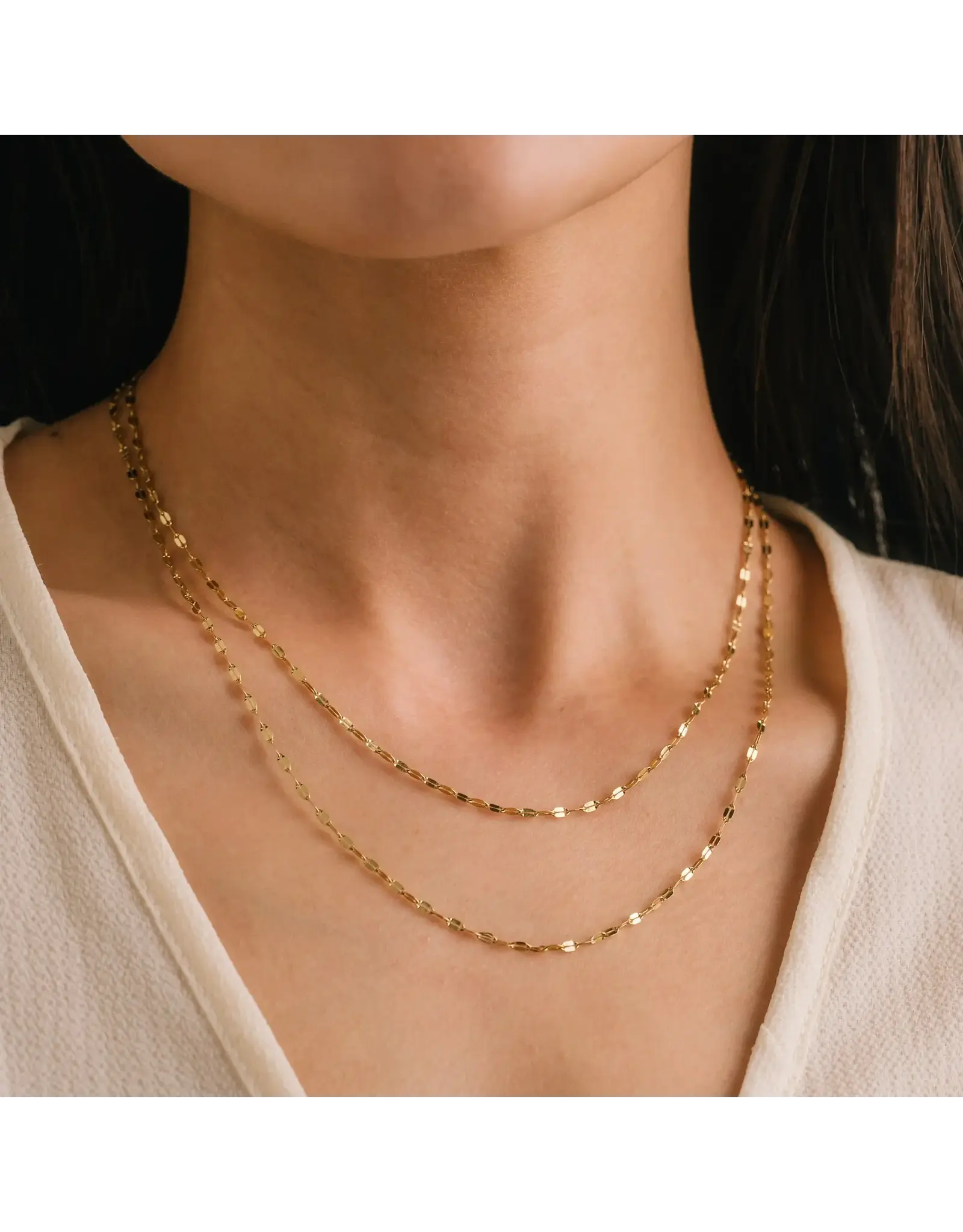 Ray Layered Necklace - Gold