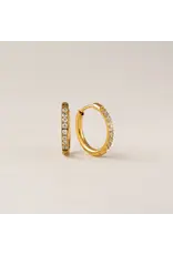 Evie 15mm Hoop Earrings - Gold