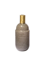 Toba Brown/Gold Spotted Vase