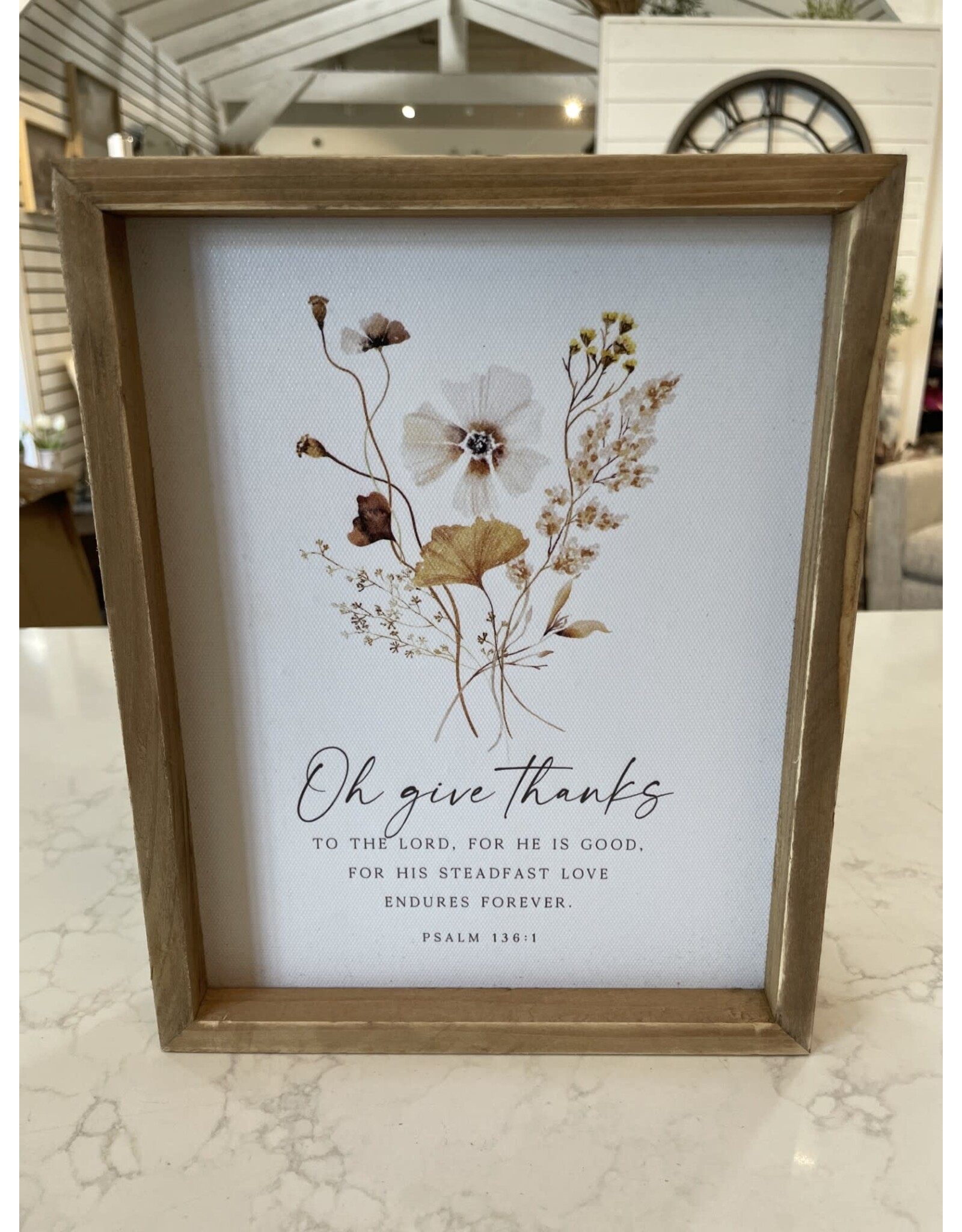 Framed Art - Give Thanks