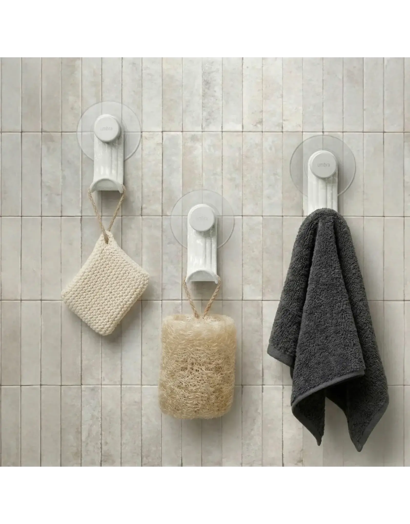 Nami Adhesive Hook, set of 3 - sand