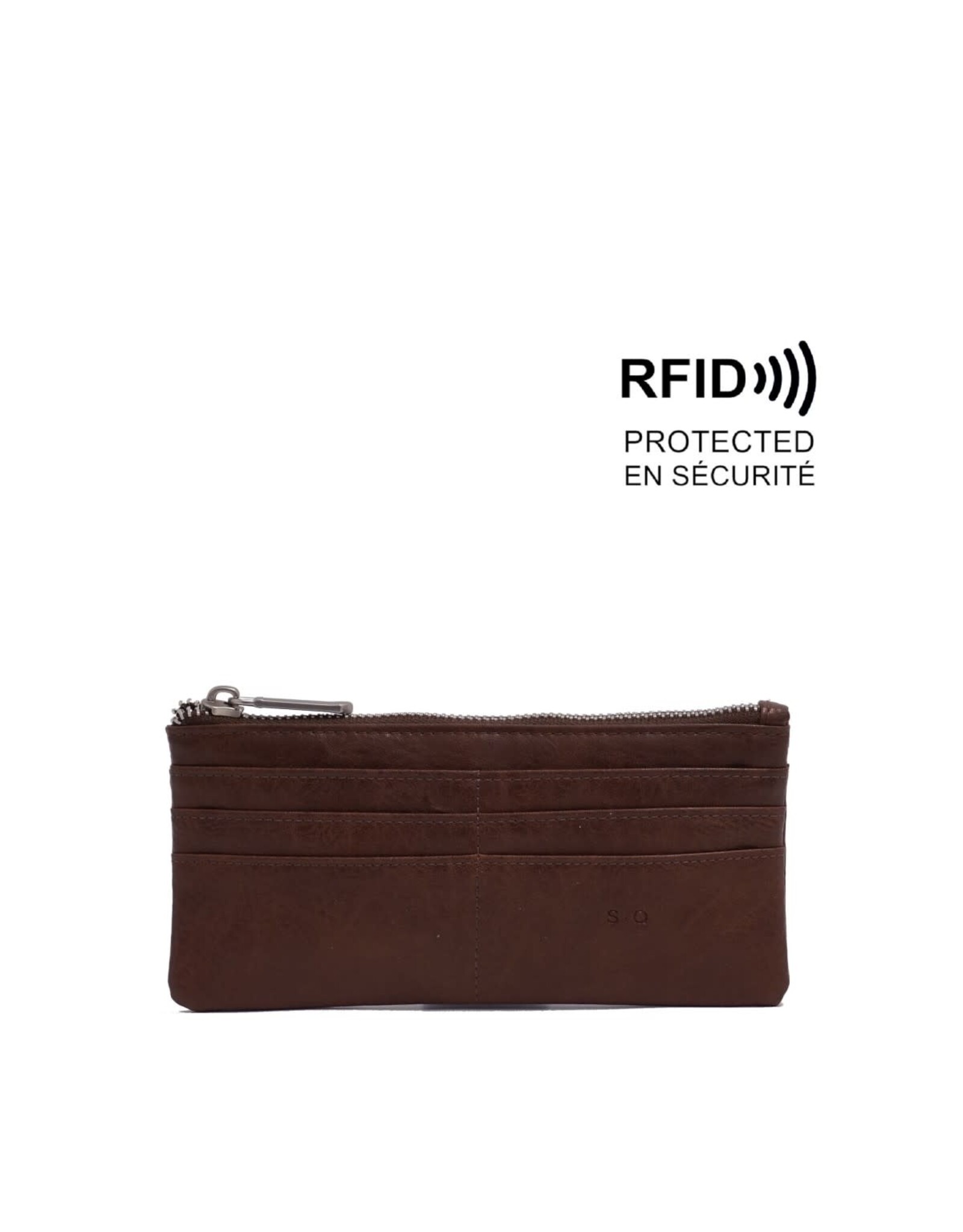Briella Slim Wallet - Brown