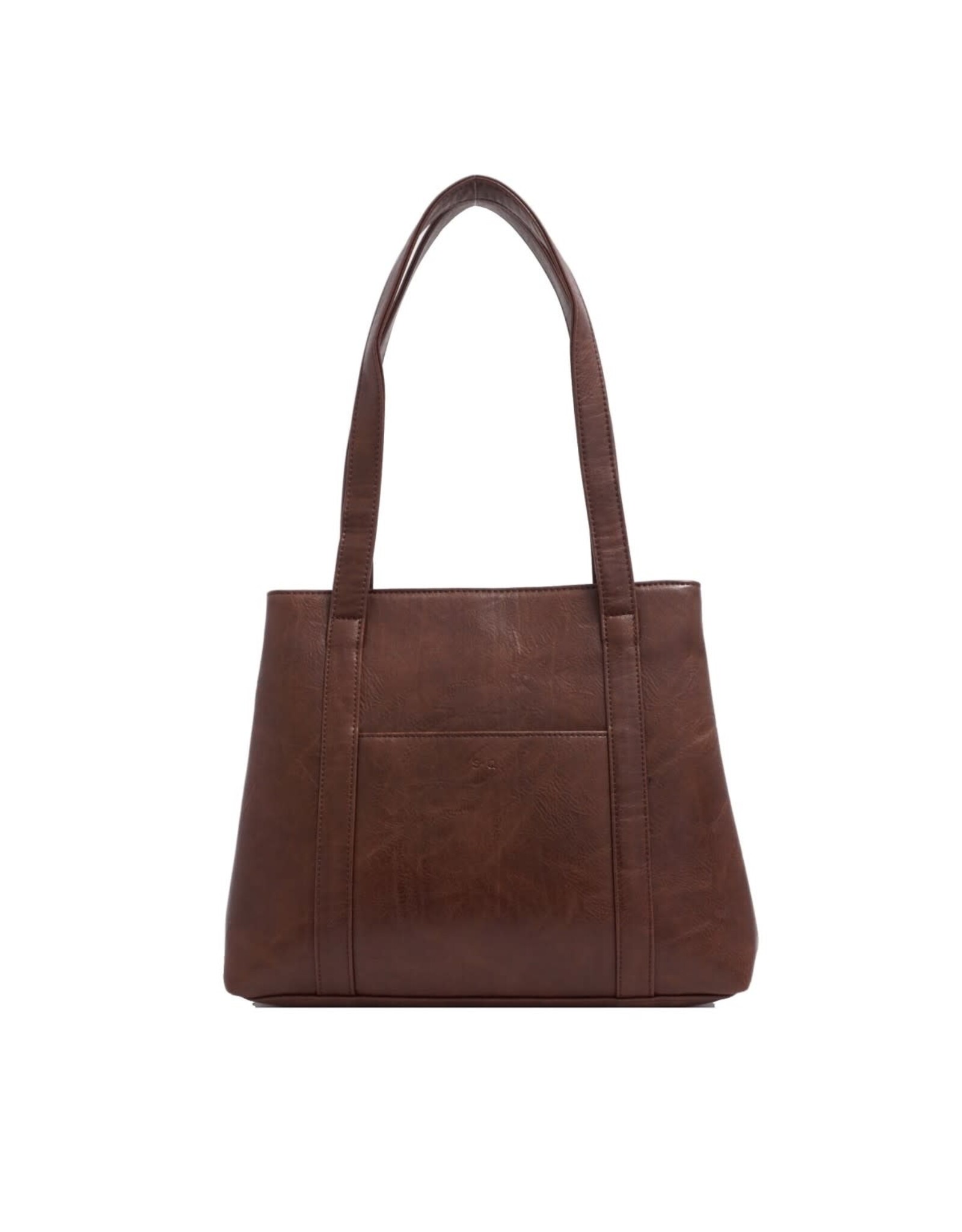 Glenna Work Tote - Brown
