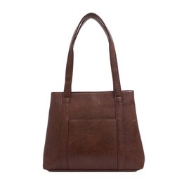 Glenna Work Tote - Brown