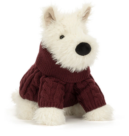 Jellycat Munro Scottie Dog - Winter Jumper