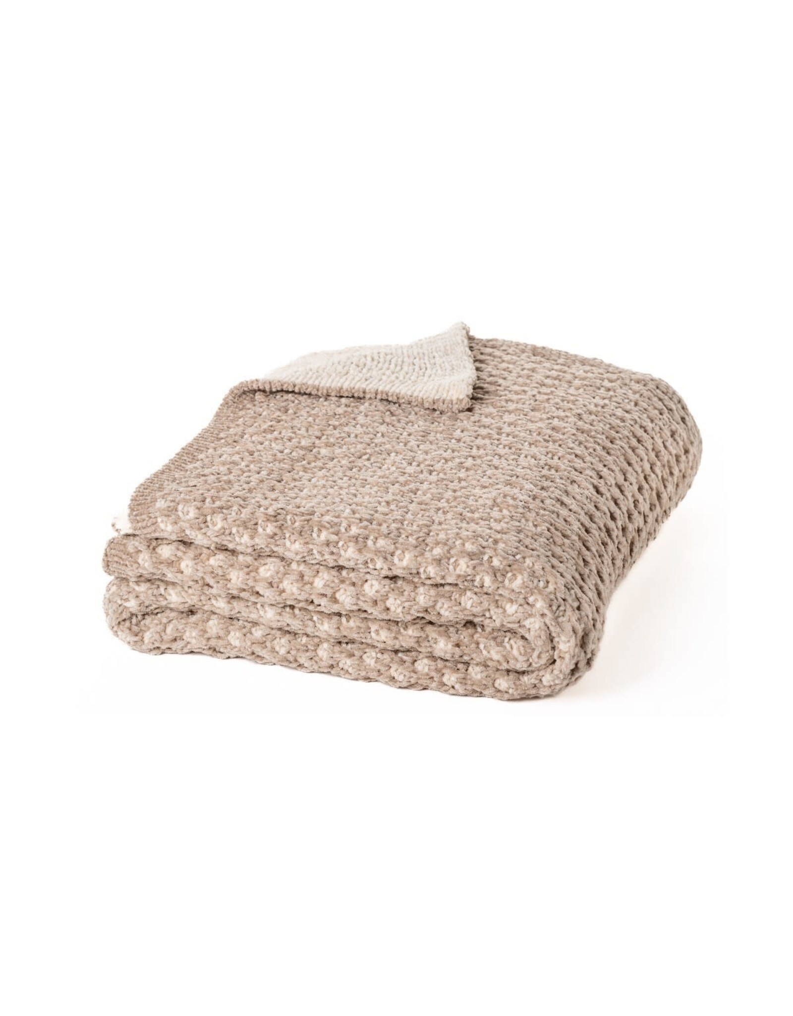 Augustine Chenille Throw - Natural